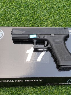 ปืนอัดแก๊ส WE รุ่น GLOCK 17 GEN 3 สีดำ (GAS System)