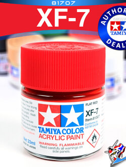 ACRYLIC XF-7 FLAT RED