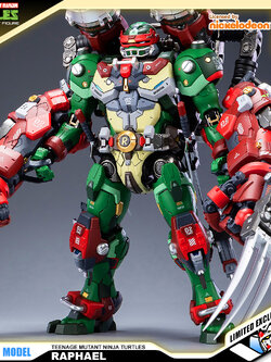 HEAT BOYS X SNAP DESIGN TMNT RAPHAEL MECHA