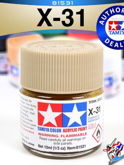 ACRYLIC X-31 TITANIUM GOLD