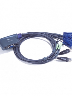 ATEN รุ่น CS62U 2PORTS USB KVM CABLE 1.8 M