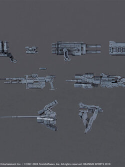 30MM ARMORED CORE VI FIRES OF RUBICON WEAPON SET 02