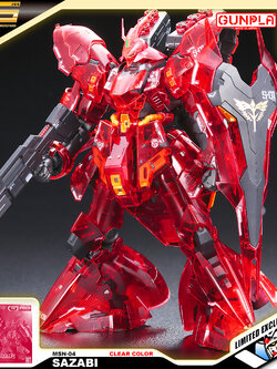 RG MSN-04 SAZABI (CLEAR COLOR)