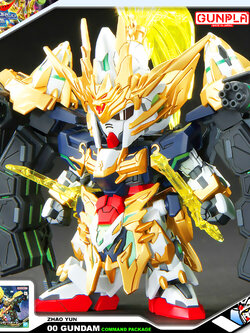 SD ZHAO YUN 00 GUNDAM COMMAND PACKAGE