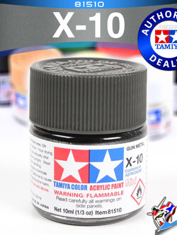 ACRYLIC X-10 GUN METAL