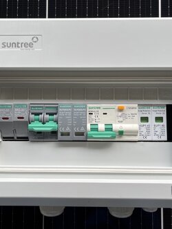 SUNTREE ตู้คอมบายเนอร์ ระบบโซลาร์รูฟท็อป 3Kw 1P พร้อม RCBO