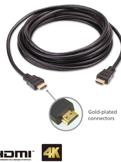 ATEN : 2L-7D05H 5M HDMI1.4 High Speed True 4K HDMI Cable with Ethernet ความยาว 5 เมตร