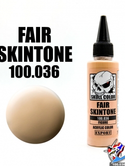 SKULL COLOR 100.036 FAIR SKINTONE ACRYLIC COLOR 60ML (FIGURE) สีอะครีลิกสำหรับพลาสติก โมเดล