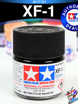 ACRYLIC XF-1 FLAT BLACK