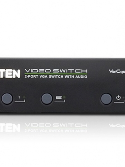 ATEN รุ่น VS0201 2 PORT VGA SWITCH WITH AUDIO