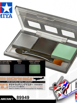 TAMIYA WEATHERING MASTER FOR NATURAL METAL AIRCRAFT