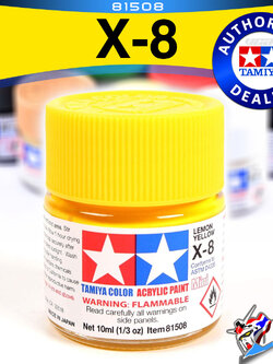 ACRYLIC X-8 LEMON YELLOW