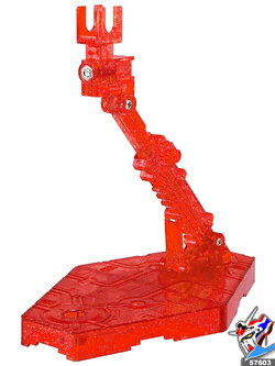 GUNPLA ACTION BASE 2 SPARKLE CLEAR RED