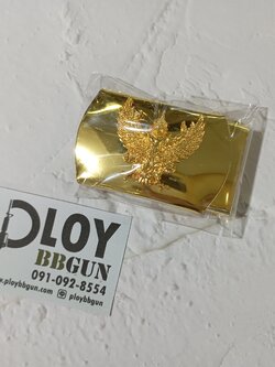 หัวเข็มขัดครุฑ แบบฟันด้านเดียว สำหรับข้าราชการครู เทศบาล อบต อบจ และหน่วยงานอื่นๆ