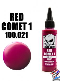 SKULL COLOR 100.021 RED COMET 1 ACRYLIC COLOR 60ML (ROBOT) สีอะครีลิกสำหรับพลาสติก โมเดล