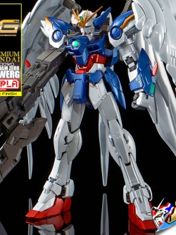 RG WING GUNDAM ZERO EW & DREI ZWERG (TITANIUM FINISH)