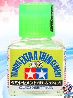 TAMIYA 87182 EXTRA THIN CEMENT QUICK SETTING 40ML