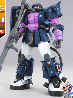 MG MS-06R-1A ZAKU II BLACK TRI-STARS VER 2.0