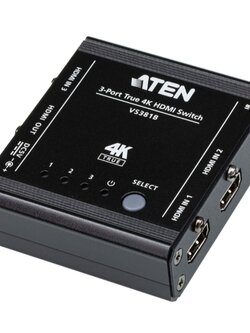 ATEN รุ่น VS381B สลับสัญญาณ 3 HDMI input ออก 1 HDMI output 3-PORT TRUE 4K HDMI SWITCH
