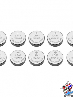 MAXELL LR41 ALKALINE BATTERY 1.5V (X10)