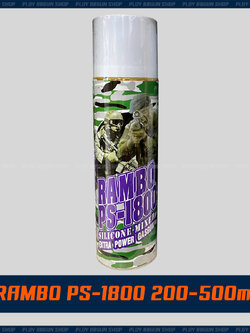แก๊สแรงอัดปืน RAMBO PS-1800 สำหรับปืนบีบีกันทุกรุ่น (200-500ml)