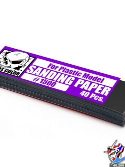 SKULL COLOR 40.206 SANDING PAPER #1500 (40PCS)