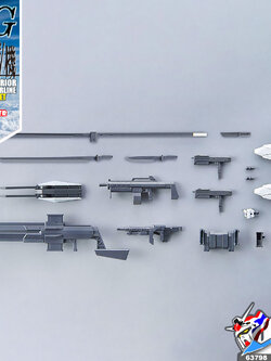 HG 1/72 AMAIM WARRIOR AT THE BORDERLINE WEAPON SET