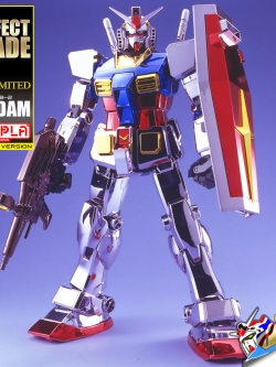 PG RX-78-2 GUNDAM (CHROME PLATED VER)