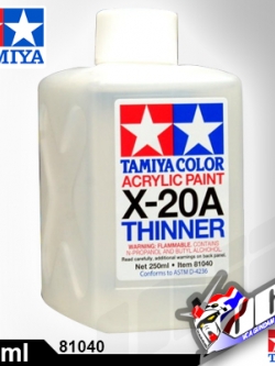 ACRYLIC X-20A ACRYLIC THINNER 250ML