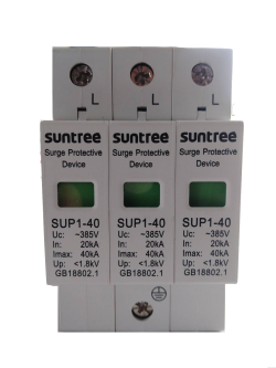 กันฟ้าผ่า เอซี 3 เฟส / Surge protection 3Phase แบรนด์ SUNTREE SUP1-40