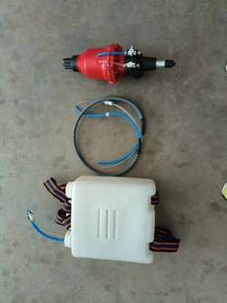 ถังฉีดยา + หัวเป่าลม