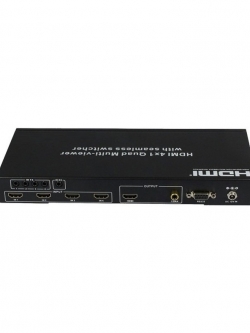 NEXIS รุ่น PH-SW41Q 4 IN 1 OUT HDMI SEAMLESS SWITCH WITH QUAD DISPLAY