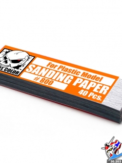SKULL COLOR 30.203 SANDING PAPER #800 (40PCS)