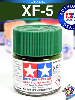 ACRYLIC XF-5 FLAT GREEN