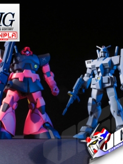 HG RX-78-3 GUNDAM + MS-09RS RICK-DOM