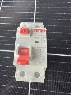 เบรกเกอร์กันดูด RCCB / EAL-18 AC 25A 2P 230V 300mA