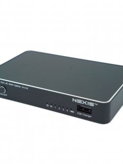NEXIS รุ่น SP514UP 1 X 4 HDMI 2.0 SPLITTER 4K (4:4:4) WITH USB CHARGER