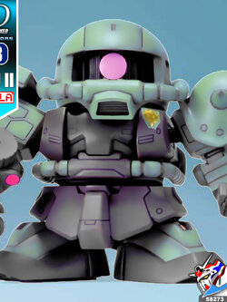 SD BB218 MS-06F ZAKU II