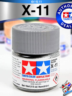 ACRYLIC X-11 CHROME SILVER