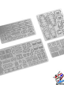 MADWORKS S09 AW9 METAL PHOTO ETCHED DETAIL UP PARTS FOR MG GUNDAM DYNAMES