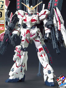HG FULL ARMOR UNICORN GUNDAM (DESTROY MODE) RED VER