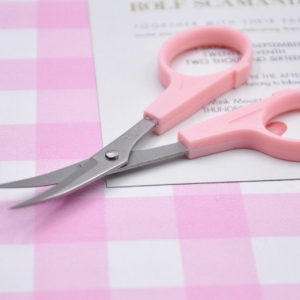 กรรไกร ด้ามจับใหญ่ ปากเล็กปลายโค้ง