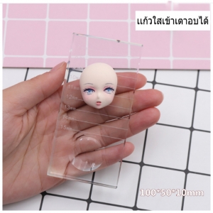 เเผ่นเเก้วใส ฐานรอง งานปั้น เข้าเตาอบได้จ้า