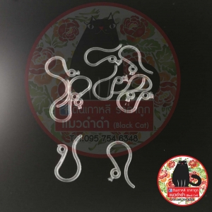 ต่างหูแบบเกี่ยว ป.ปลา พลาสติก ไม่เเพ้ ไฮโป-อัลเลอร์เจนิก