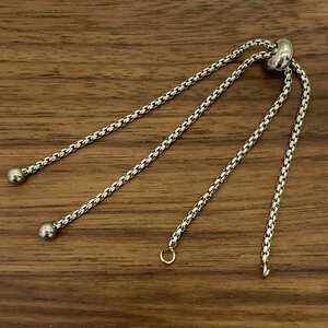 ข้อมือ ปรับระดับสแตนเลส 22ซม. พร้อมตัวเลื่อนสไลด์