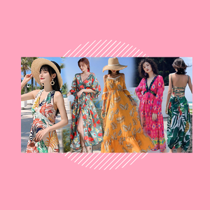 ชุดเที่ยวทะเล ชุดไปทะเล ชุดว่ายน้ำ