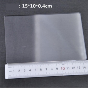 เเผ่นรองปั้นอะคริลิค ขนาดเเผ่นใหญ่ 10x15 เซนติเมตร หนา 4 มิล