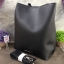 CHARLES & KEITH STUD DETAIL HOBO BAG สีดำเทา
