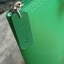 Lacoste pu split cow leather bag สีเขียว