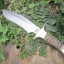 มีดเดินป่า IMPACT CUTLERY RARE CUSTOM MASSIVE SASQUATCH BOWIE KNIFE FULL TANG RAM HORN UK